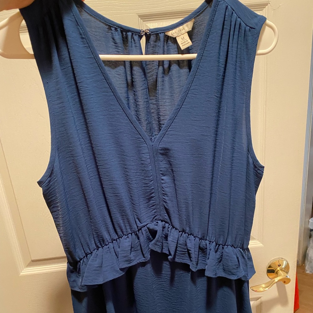 Est. 1946 Blue Ruffle Dress